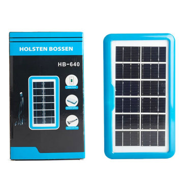แผงพลังงานแสงอาทิตย์ขนาดเล็ก USB แบบชาร์จใหม่ล่าสุด: 6V 4W Solar Solution Portable Solar