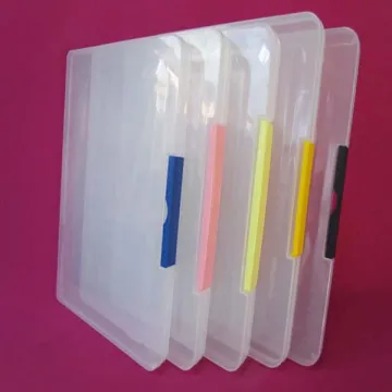 Customized plastics files folder