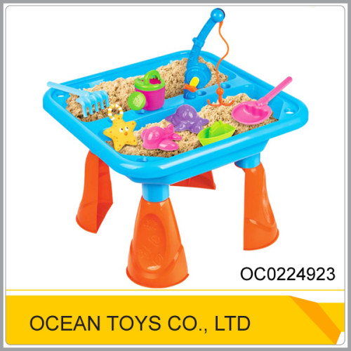 Hot sale plastic fish toy Beach sand tool set OC0224923