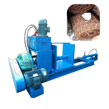 Automatic Waste Mattress and Spring Roll Unit Packing Recycling Machine