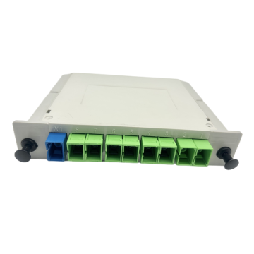 Fiber Optic Equipment Cassette Card 1x8/1x16 Port PLC Splitter for FTTH