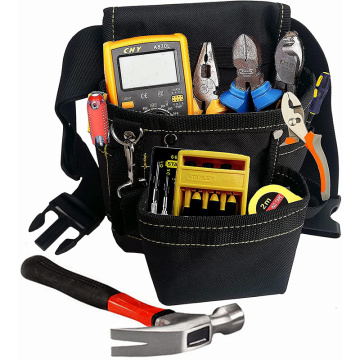 Outdoor Heavy Duty Electrician's Folding Tote Waist Bag with Tool Belt