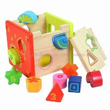 2013 Wisdom Box, Wooden Toys Wholesale, Wisdom box, intelligent wooden toy, shape box wooden toys