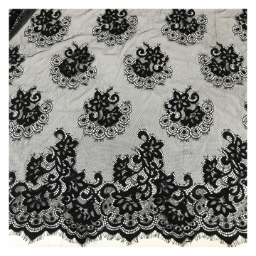 Popular 300cm x 150cm Nylon Eyelash Knitted Fabric for Clothing