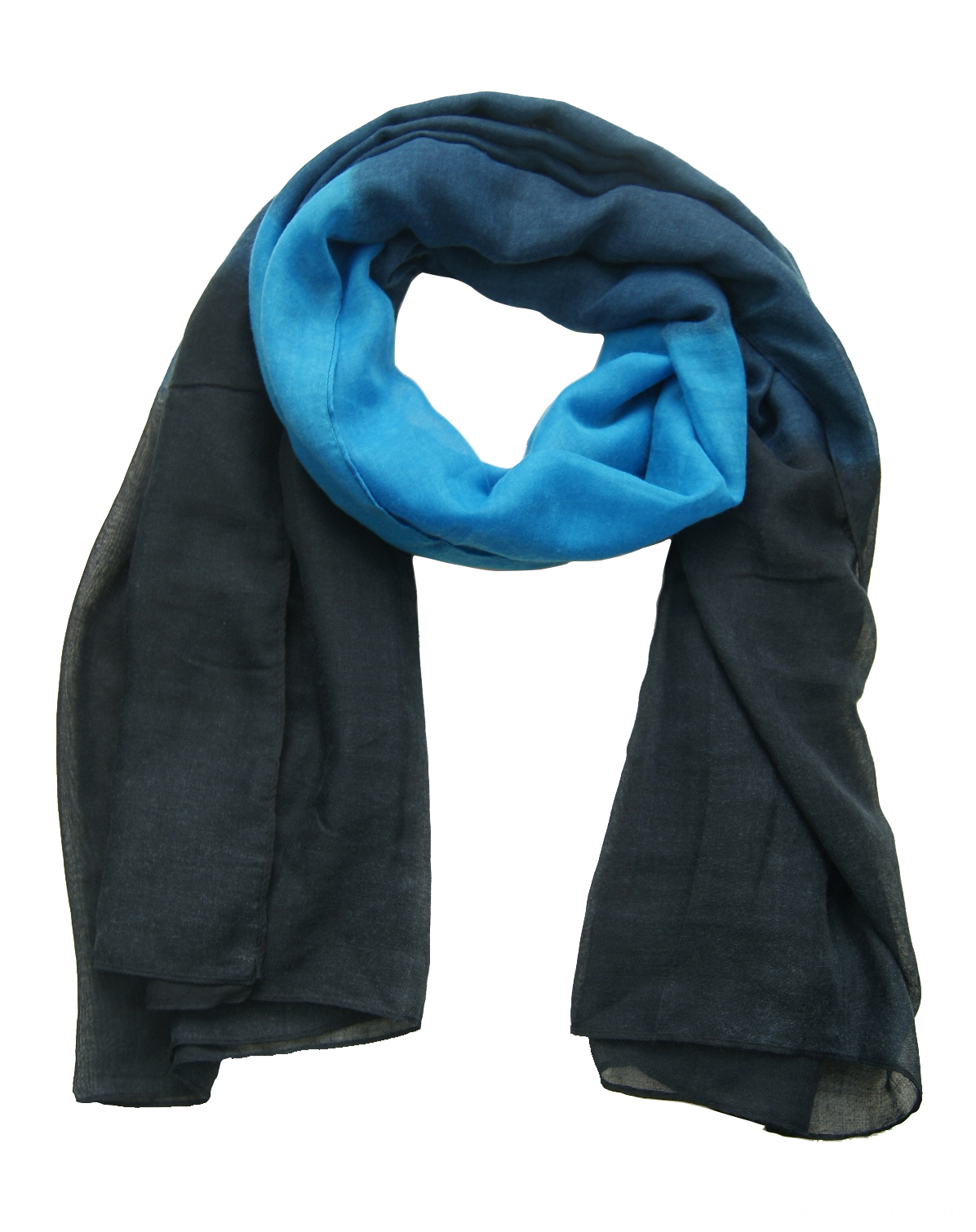 Gradual color scarf