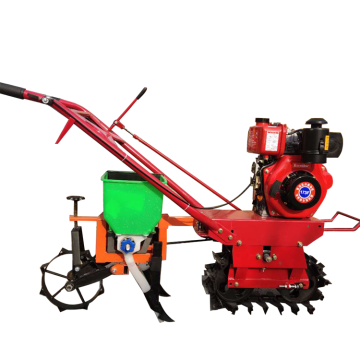 Diesel Engine Agricultural Tiller with Reversible Plow and Chain Rail