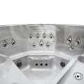 Multi LED -lampor massage utomhus bubbelpool spa badkar