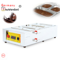 Máquina de templado de chocolate con control digital de la olla de chocolate 3 tanques