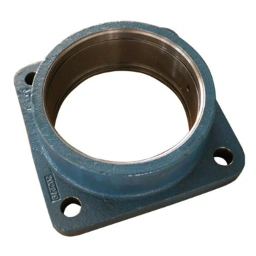 4-Bolt Square Ductile Iron Flange Bearing Housing