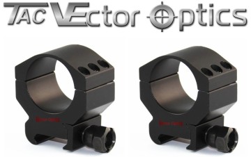 Vector Optics 30mm Tactical Low Profile Riflescope Picatinny Scope Mount Ring Heavy Duty High End
