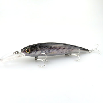 New Super Real Black Back Color Minnow Bait 145mm/17.3g Sunken Fishing Lure