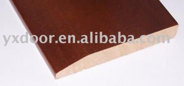 Solid wooden skirting baseboard