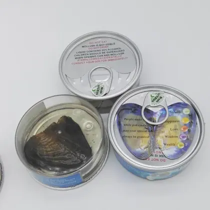 Canned Genuine Oyster Pearl Love Pearl In Can