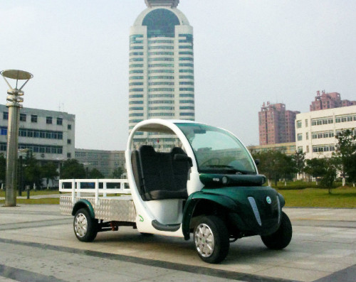 2-Seat Electric Truck, Electric Pick up for Park, Airport Luggage Truck