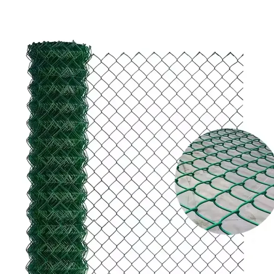 Customized As Required Hot Dipped Galvanized Chain Link Fecen for Sport Court Residential and Commercial
