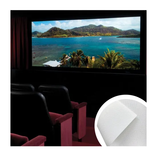 0.7mm Woven Material: Acoustically Transparent Projection Screen Fabric Rolls