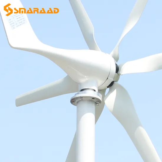 6 blades mini horizontal wind turbine for home