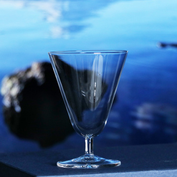 Factory Wholesale Modern Simple Glass Goblet Short Stemmed Cocktail Glass