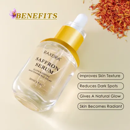 Wholesale Saffron Brightening Serum Smoothing Essence - OEM/ODM Face Serum Skin Care
