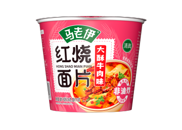 Non-Fried Braised Beef Noodle Slices Cup
