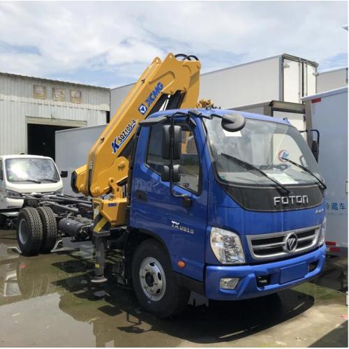 4x2 Foton Aumark Articulated Hydraulic crane 5 ตัน