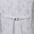 Mens Gentleman White Single Breasted Suit Vest 2018 Fashion Rose Printed Wedding Dress Vest Tuxedo Waistcoat for Business Man