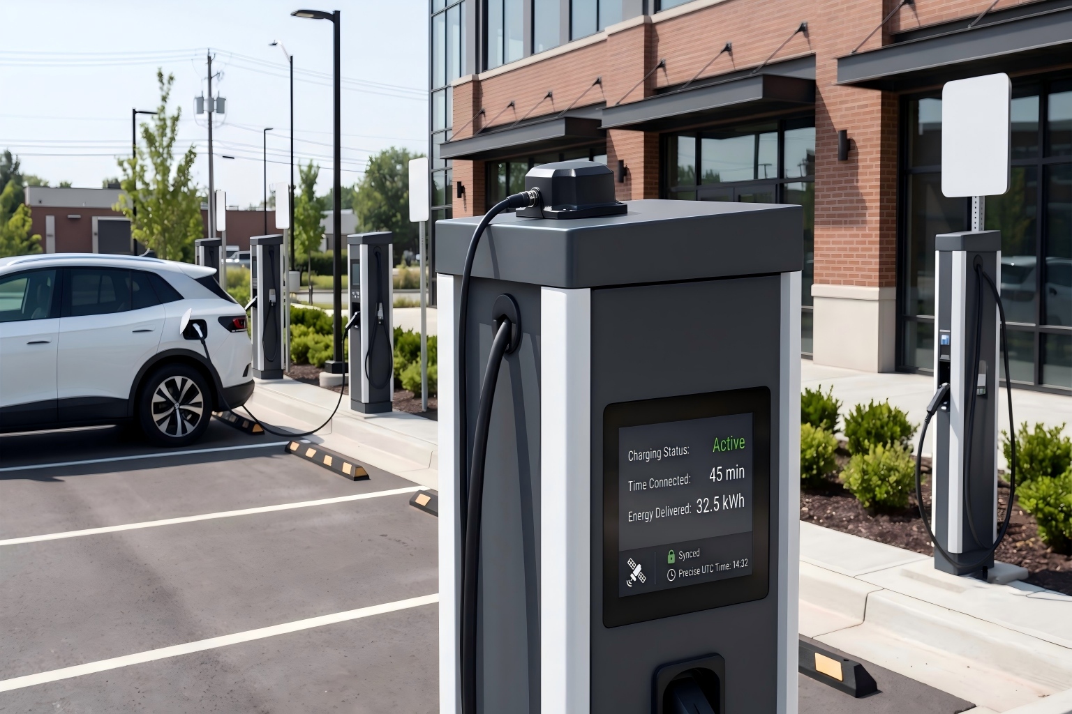 GNSS antenna for EV charging station
