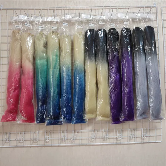 Ombre 613 Blonde Brown Purple Synthetic Yaki Kinky Straight Drawstring Ponytails For Black Women