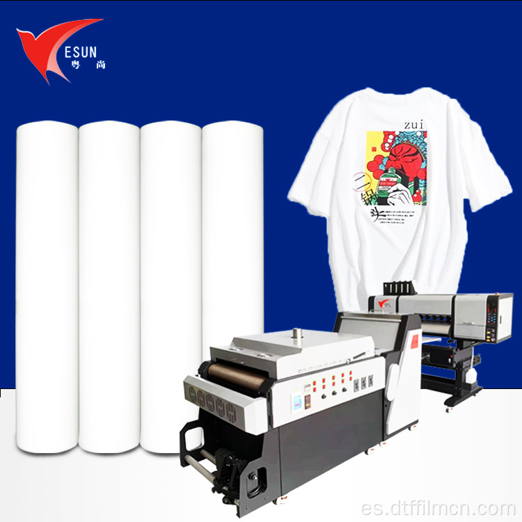 Máquina de impresión textil de camiseta digital Película Heat Pet