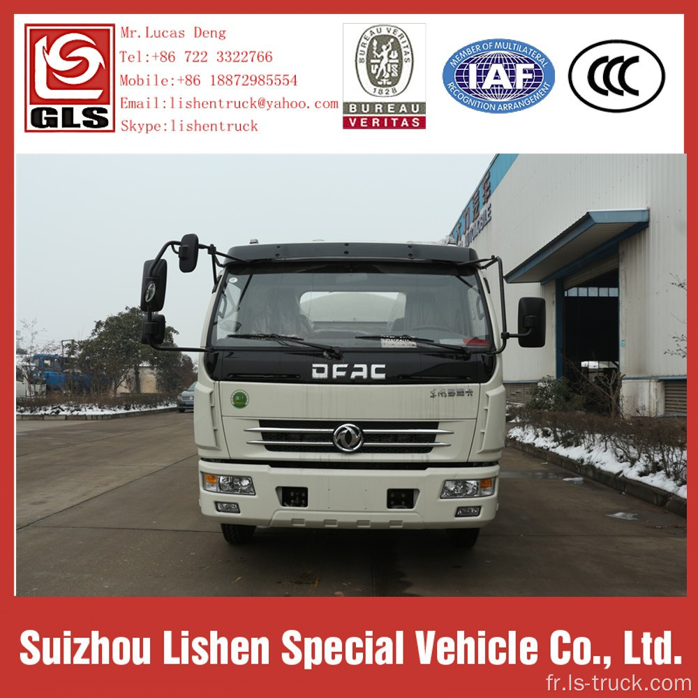 Camion-citerne en acier inoxydable camion dongfeng châssis