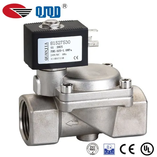 1 inch stainless steel pilot diaphragm solenoid valve