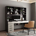 การรวมชั้นวางหนังสือโต๊ะทำงานของ Nordic Home Desktop Desk Desk Desk