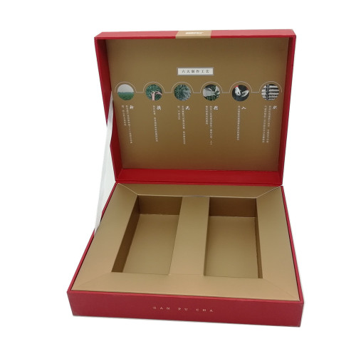 Paper book shape tea packaging box