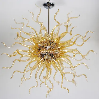 AOSIMAN LIGHTING American Blown Glass Chandelier for Living Room
