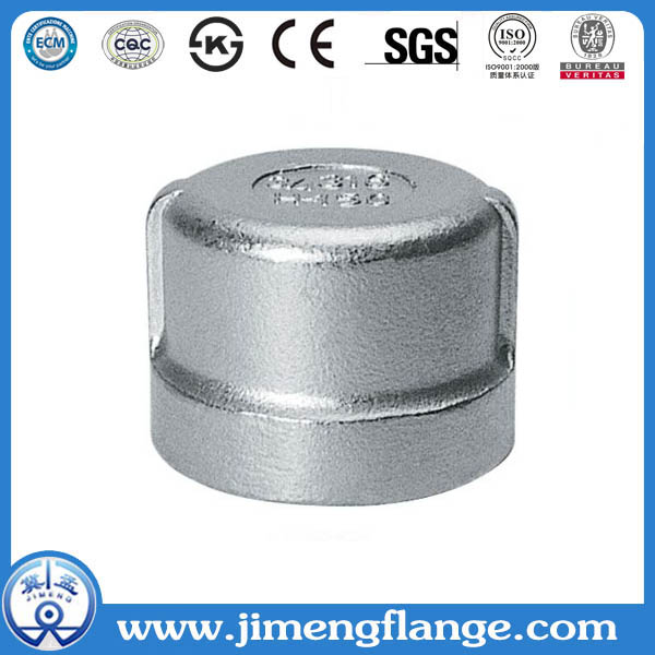 stainless steel pipe end cap