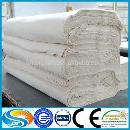 100% Cotton Material Grey Fabric for Garment, Home Textile