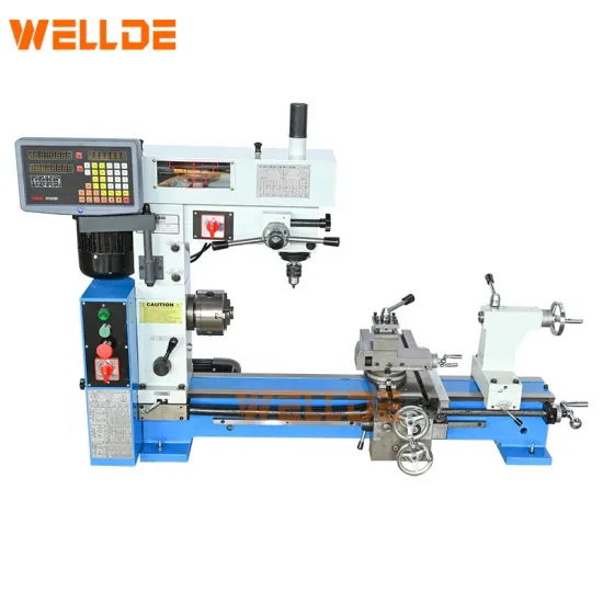 WELLDE Multifunction Lathe Machines: HQ800, HQ500, HQ400 - Comprehensive Tool for Lathe, Drill, and Milling Applications