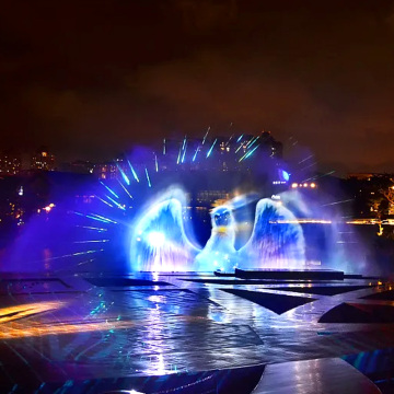 Fonte de tela de água a laser para shows ao ar livre