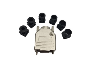 LONG SCREW D-SUB METAL HOODS 9P