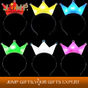 top popular Halloween LED hair hoop super sequined bow head hoop Shine tire