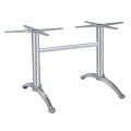 Aluminiummaterial Table Basis Bar Couchtisch -Basis für Außen- und Innenräume