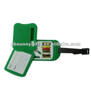 tag)soft plastic thin baggage tag