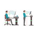 New Design Workstation Computer Electric Standing Desk