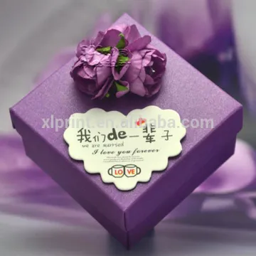 Custom CMYK printing paper jewelry box/candy box /chocolate box