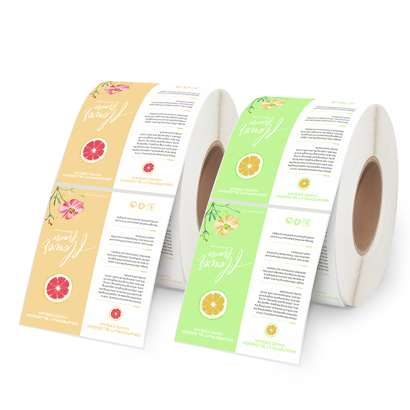 Custom Printing Cosmetic Ingredient Logo Sticker Labels