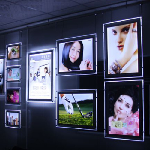 Public Promotion Signs with Lights