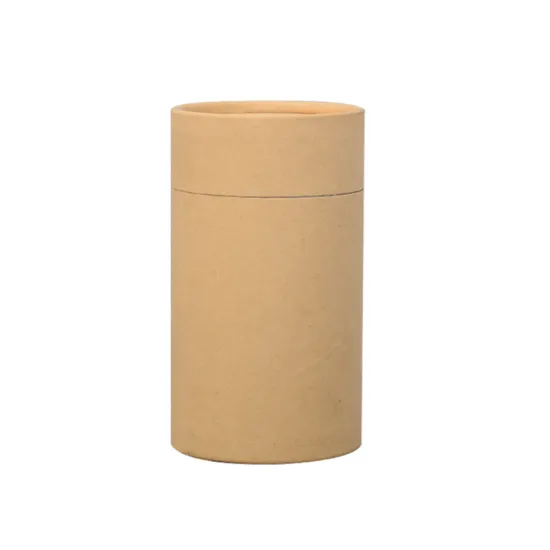 Eco-Friendly Round Tea Cans Packaging Kraft Paper Tube