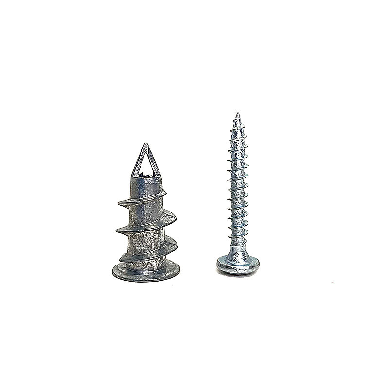M6 Chamfered Cross Recessed Head Self-Tapping Screw White Carbon Zinc Plated Chipboard Screw ISO Standard Steel Iron Material