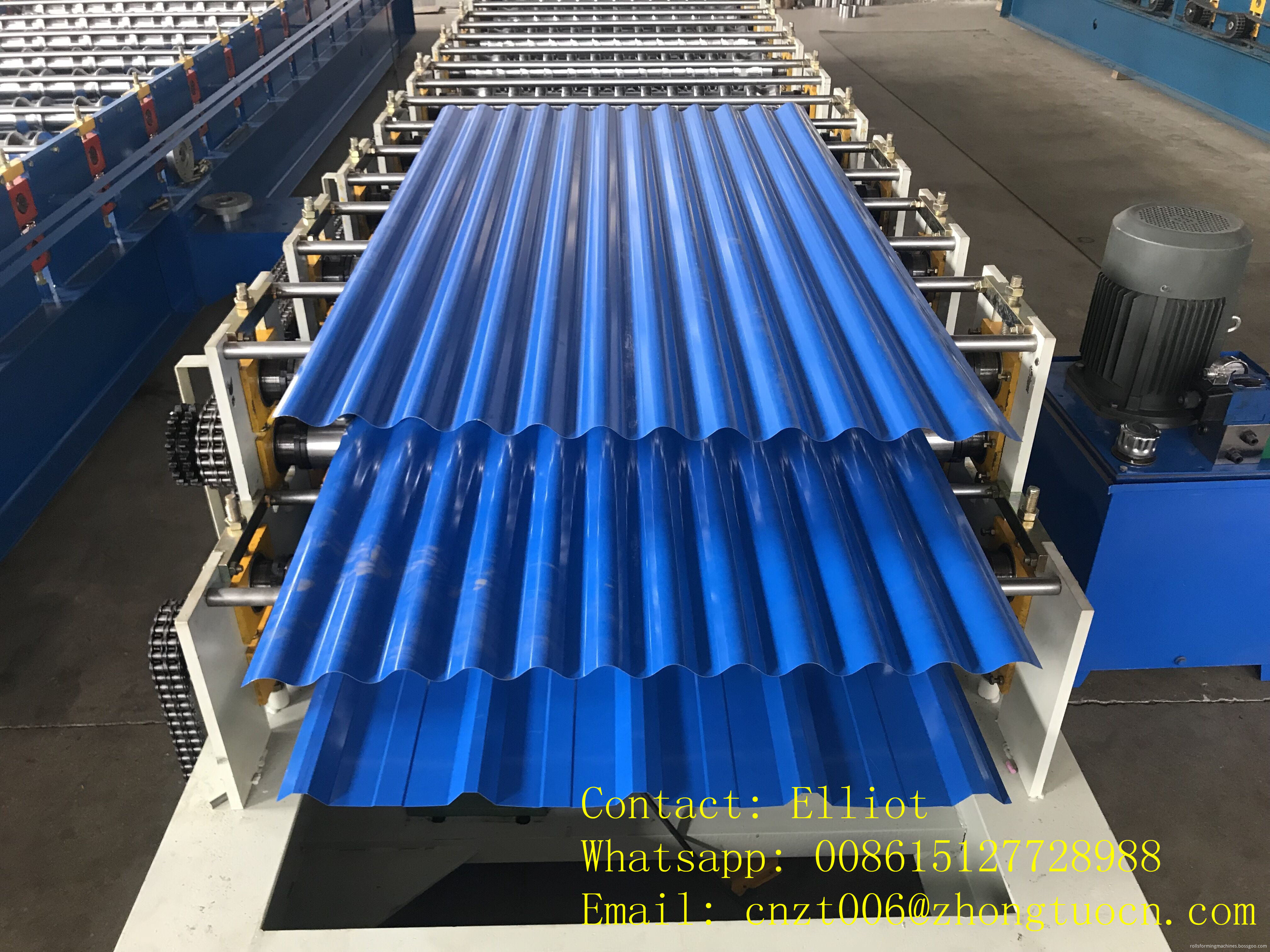 Double layer roofing tile machine (1) Double layer roofing tile machine (1)