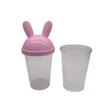 Kaninchen -Ohrkalt -Getränke Tasse für Perlenmilchtee